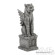 Concrete Winged Lion Statue